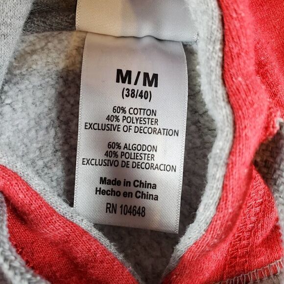 Ole Miss Hoodie Mens Medium Gray Knights Apparel Rebels Pullover - Picture 3 of 10